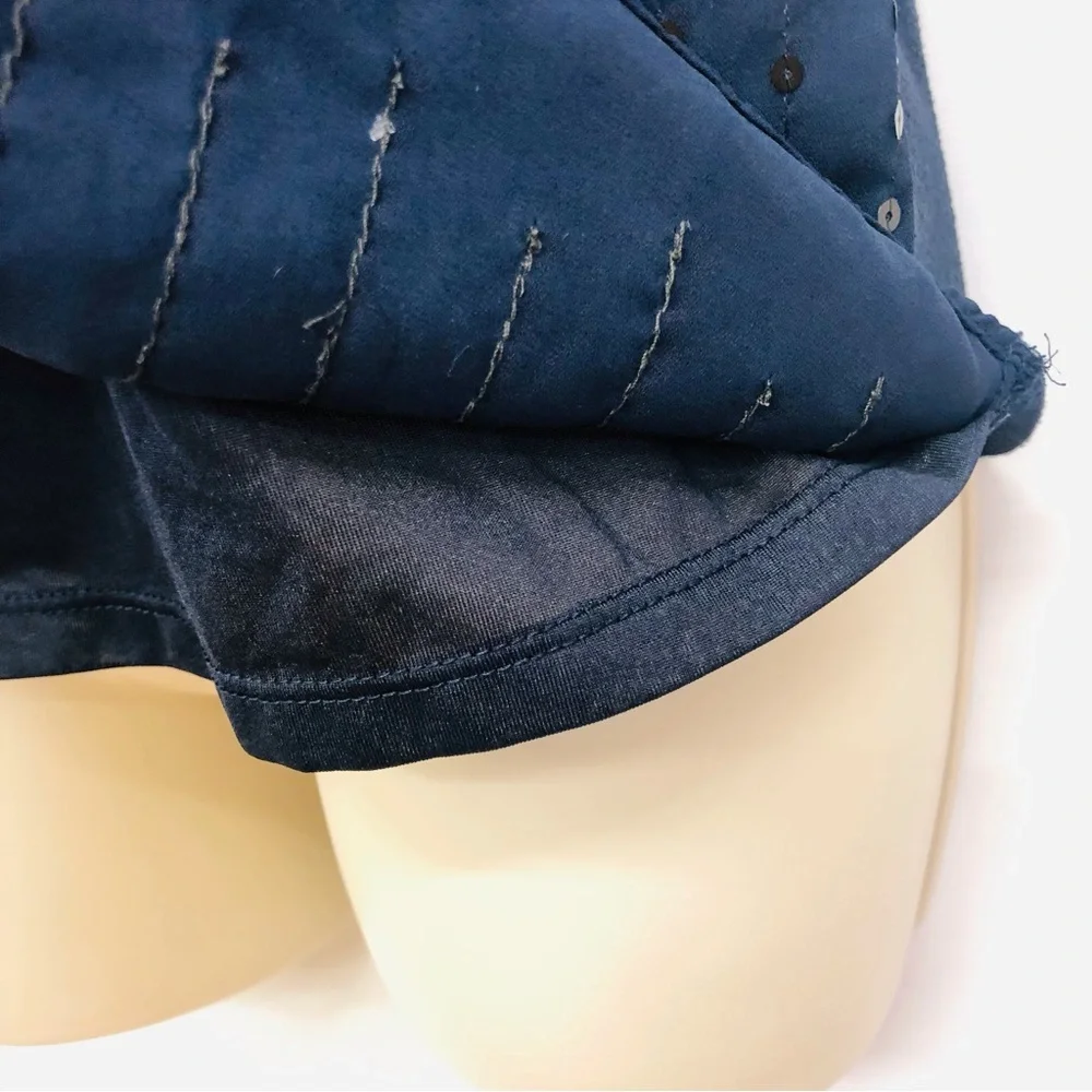 The Limited Navy Sequin Tank Top - Picture 4 of 16